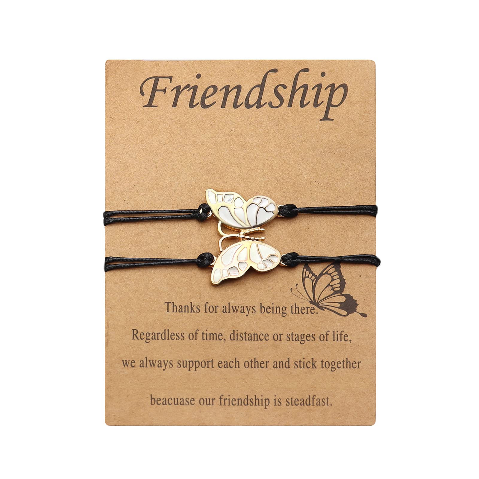 YOOESTORES82 Best Friends Friendship Bracelets Anklet,Long Distance BFF Bracelets,2 Best Friend Butterfly Bracelets for Women Girls,Promise Matching Anklet Birthday Gifts, Metal, alloy (B09Y5T9QFQ) Amazon Price History, Amazon Price Tracker