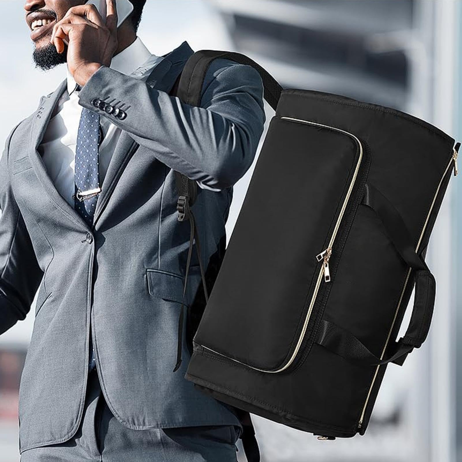 Borsone Da Viaggio Per Abiti Da Viaggio - Borsa Da Viaggio D'affari 2 In 1
