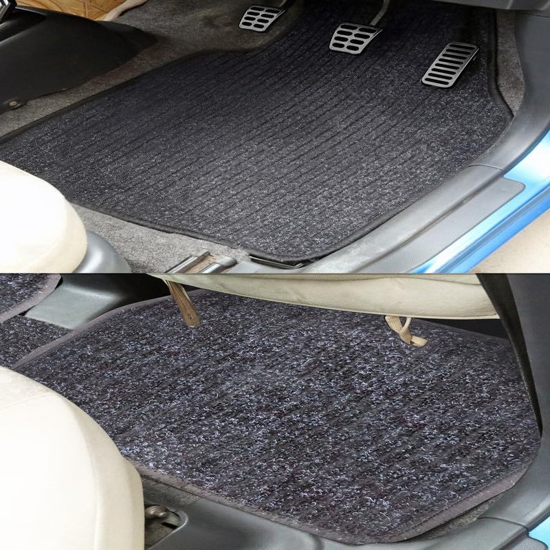 Image of Vocado Carpet Black Car Floor /Foot Mats for Ford Ecosport 2018