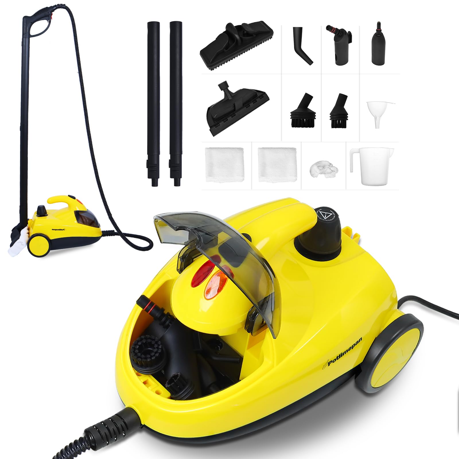 Amazon.com - Potlimepan 1500 watt Deep Steam Cleaner with
