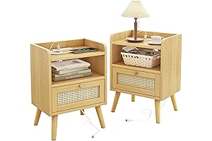 Fixwal: Nightstands with Charging Station, Perfect for Modern Bedrooms