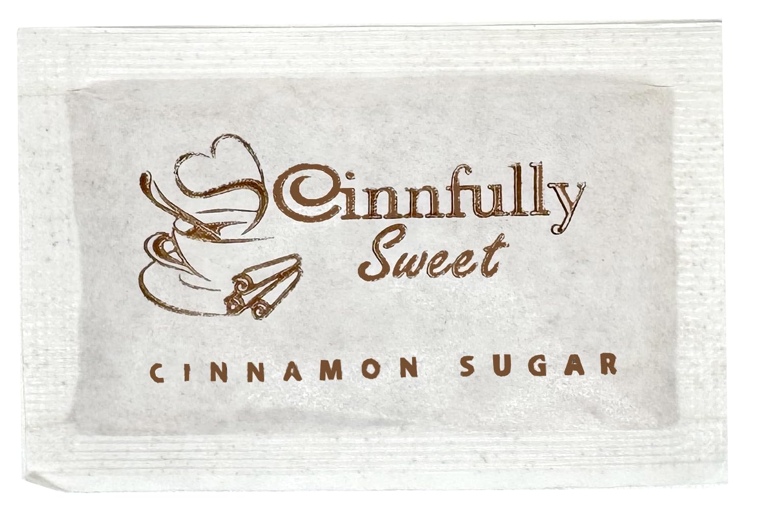 Cinnfully Sweet Cinnamon Sugar Packets – Single Serve Cane Sugar Packets with Cinnamon for Coffee, Oatmeal, Toast On-The-Go (120 Count)