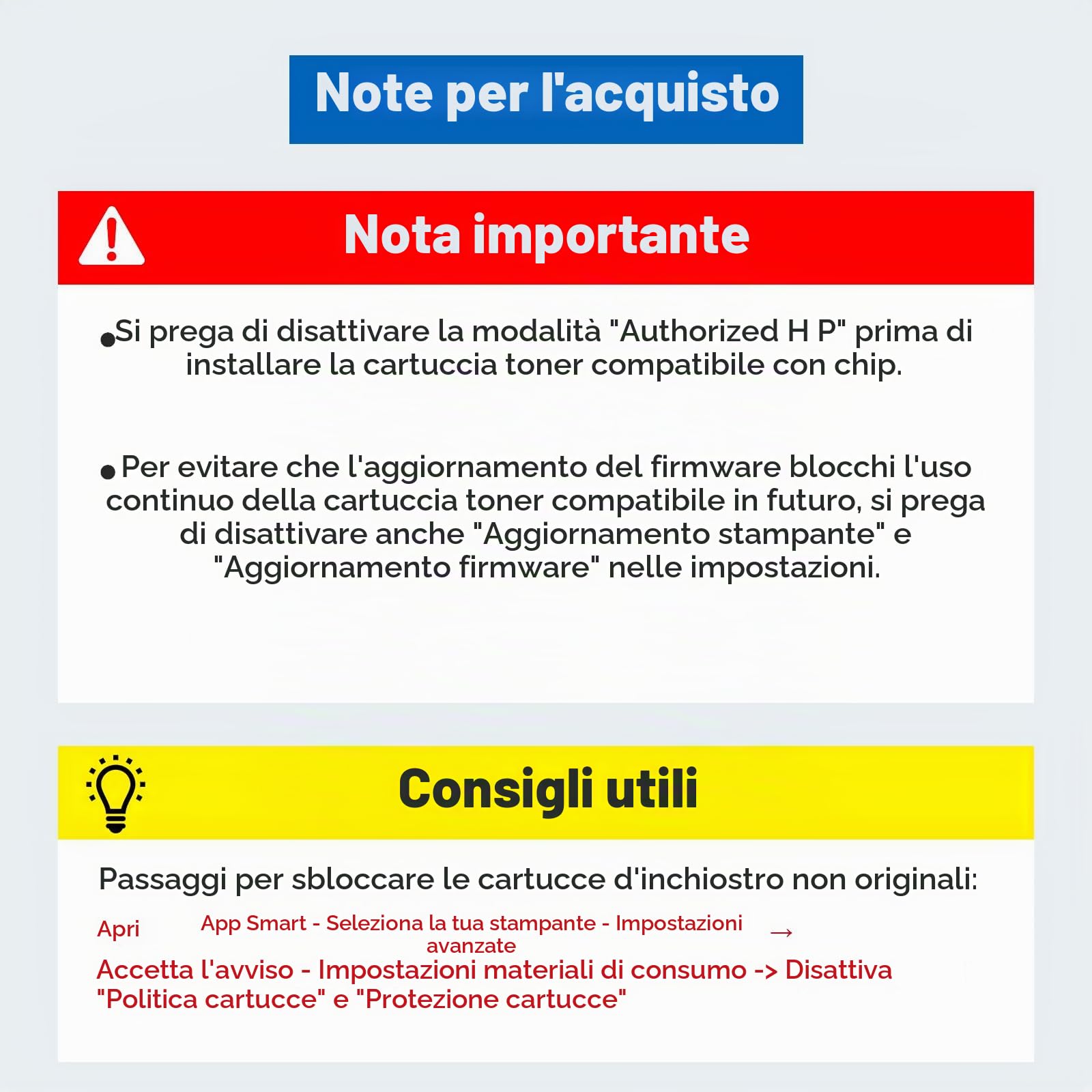 135X W1350X (135A W1350A) Toner di Cartuccia Compatibile per HP M207