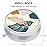 Nipichsha Pill Box, Small Pill Case for Purse & Pocket, Cute Travel Medicine Organizer, Portable Medicine Container Holder to Hold Vitamins, Medication, Fish Oil & Supplement, Desert Leaf