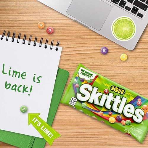 Miniatura 6 de Skittles Caramelos con sabor agrio, 1.8 onzas