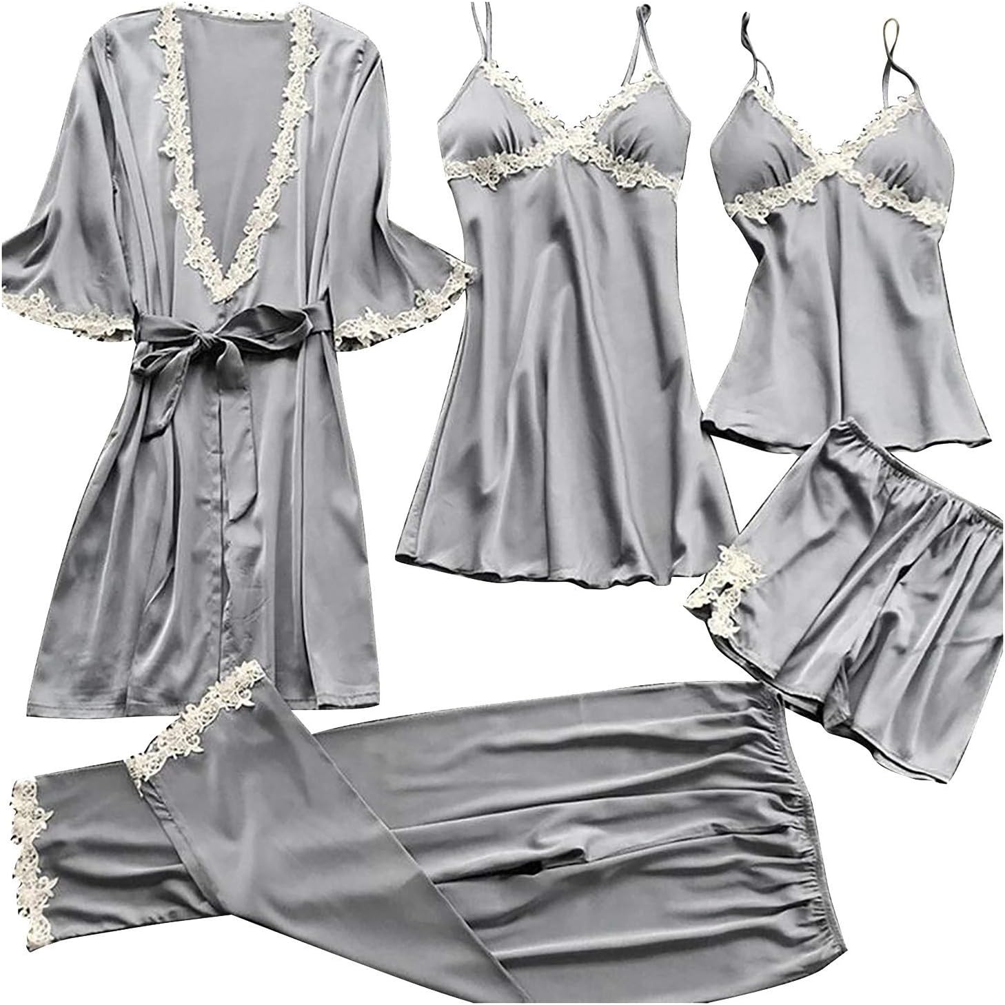 Women’s Sexy Lingerie Garter Lingerie Set Robes Lace Bodysuit Deep-V Neck Underwear 1 Cotton Nightgowns Women’s Sexy Lingerie Garter Lingerie Set Robes Lace Bodysuit Deep-V Neck Underwear 1 Cotton Nightgowns