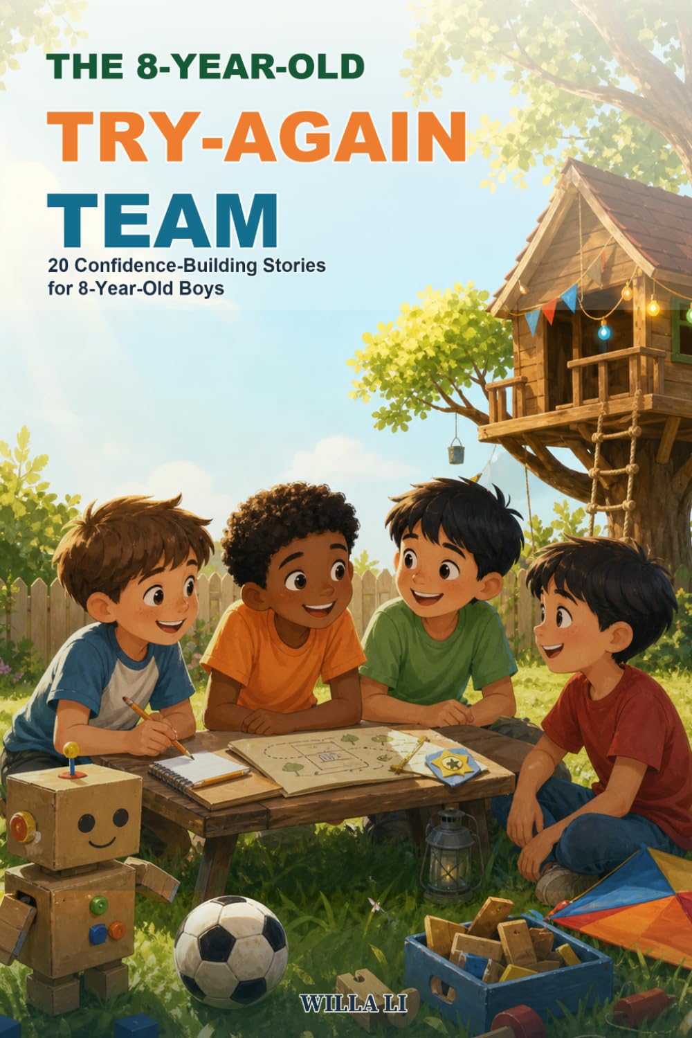 The 8-Year-Old Try-Again Team: 20 Confidence-Building Stories for 8-Year-Old Boys About Courage, Friendship, Kindness, and Trying Again