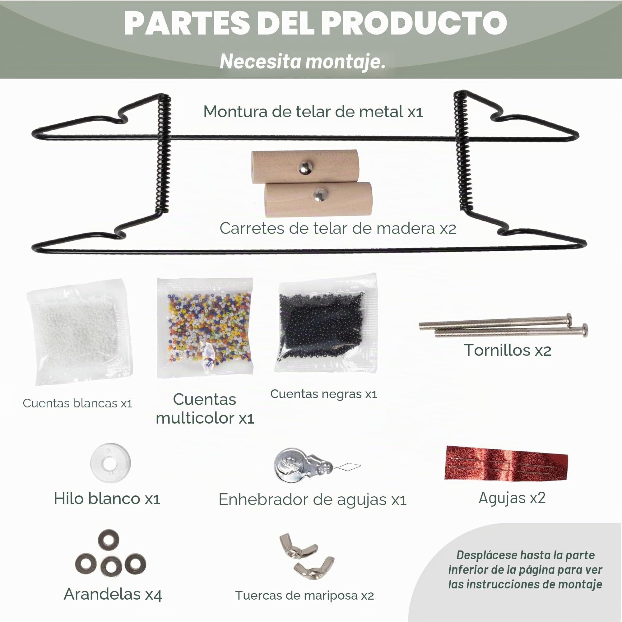 Bead Loom Kit Metal