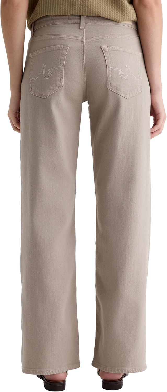 Women's Adria Low Rise Baggy Wide Leg, Simple Taupe, 25