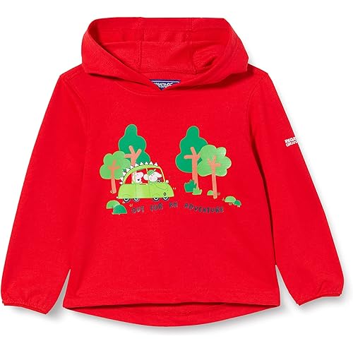 Regatta Childrens/Kids Peppa Pig Tree Hoodie (3-4 Years) (True Red)