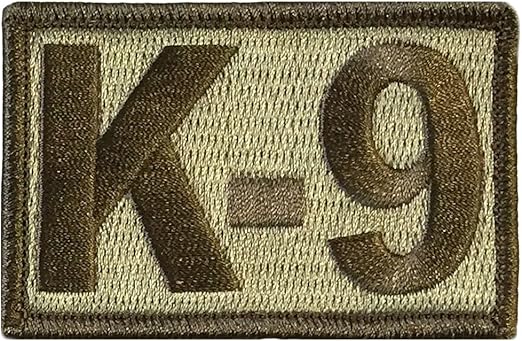 K-9 Tactical Patch 2"x3"