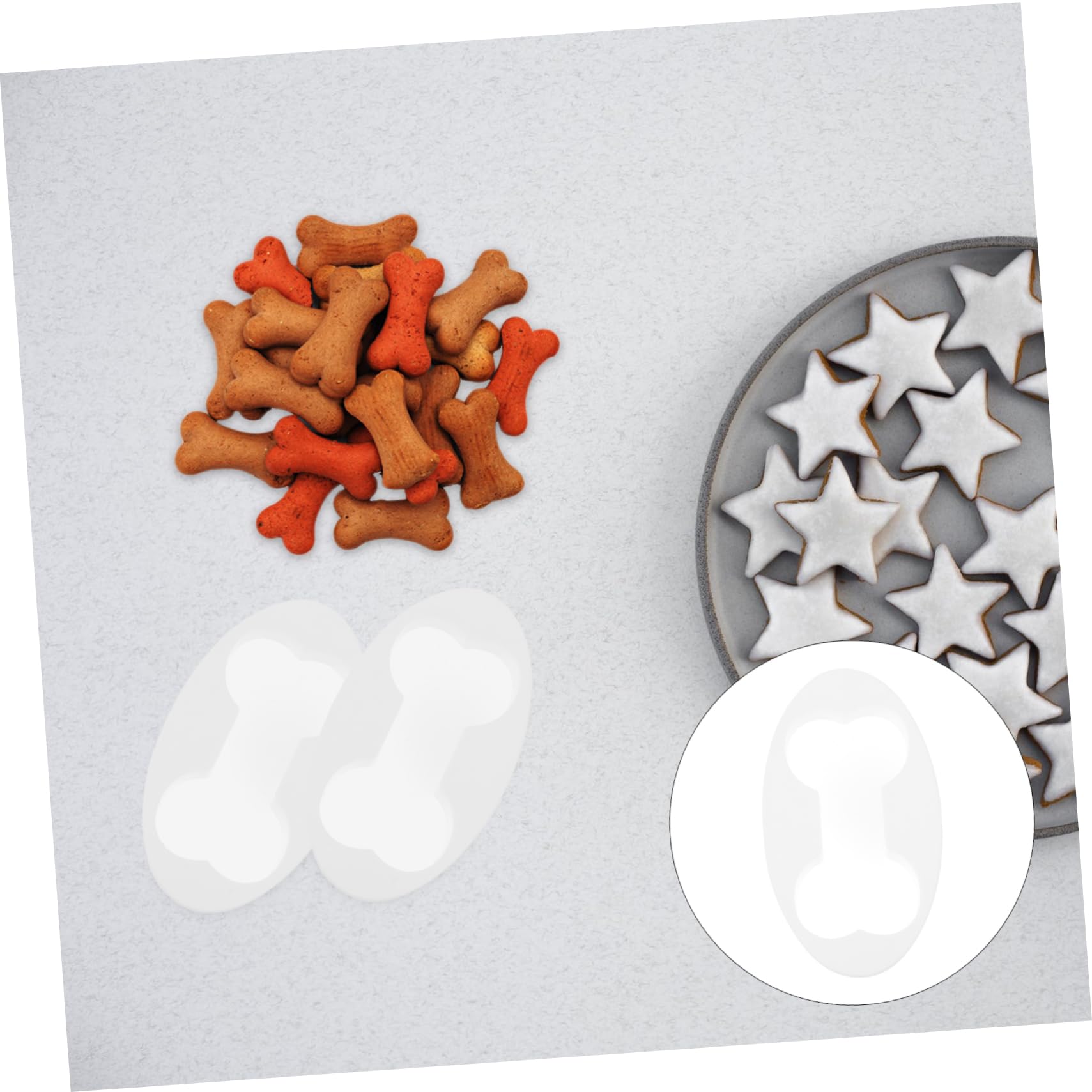 IMIKEYA 40pièces Emporte Plastique Pour Biscuits Moules à Gâteaux Biscuits Pour Chiens Outils De Pâtisserie Amusants Pour Et Événements