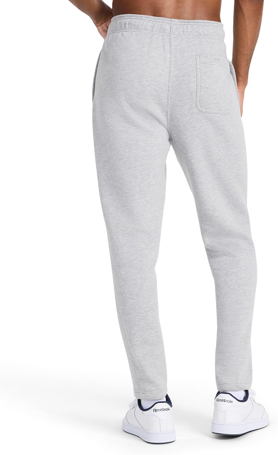 Reebok Mens Tremont Fleece Pant, Standard Fit with Open Bottom, 30” Inseam, Midweight Cotton-Poly Fleece Fabric - Image 2
