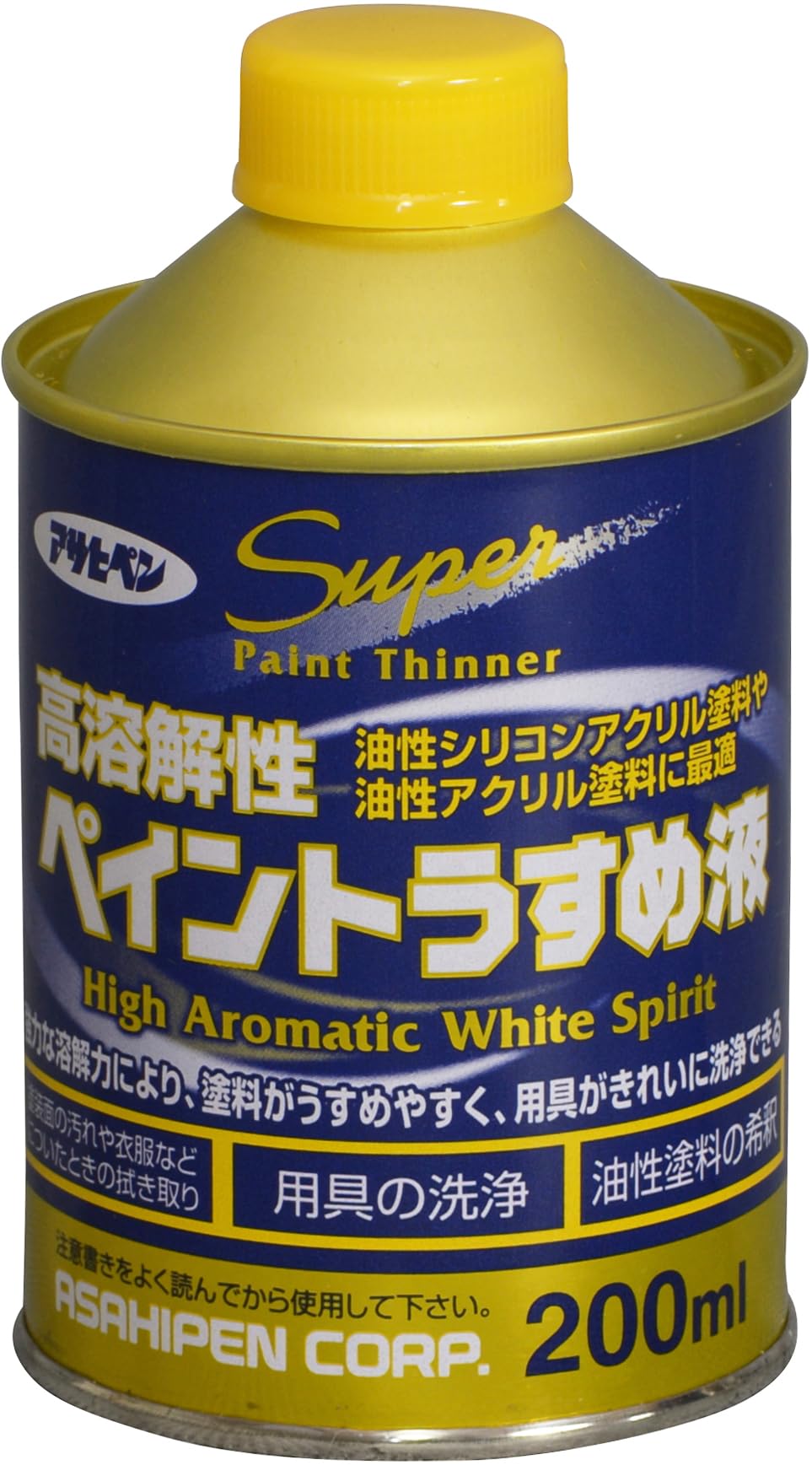 Amazon | アサヒペン 高溶解性ペイントうすめ液 200ml 強力な溶解力