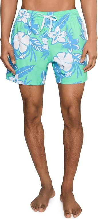 Chubbies The Baja Breezies Green 5.5" Classic Lined Swim Trunks