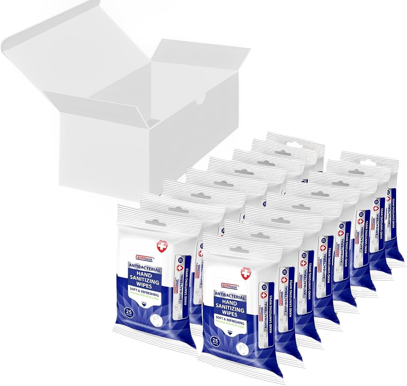 Germisept Antibacterial Hand Sanitizing Wipes Bulk Buy ((50 Count x 3 Pack = 150