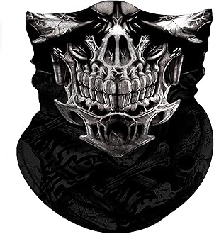 Skull Face Mask for Dust Wind Sun Protection Men Women Motorcycle Riding