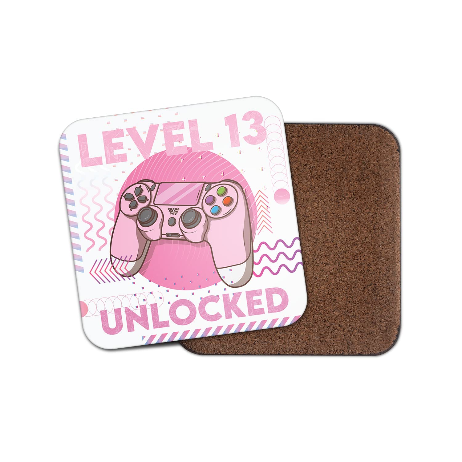 Sottobicchieri 13° Compleanno – Regalo Per Ragazze – Confezione Da 1 – Finitura Lucida 9,5 Cm - 5