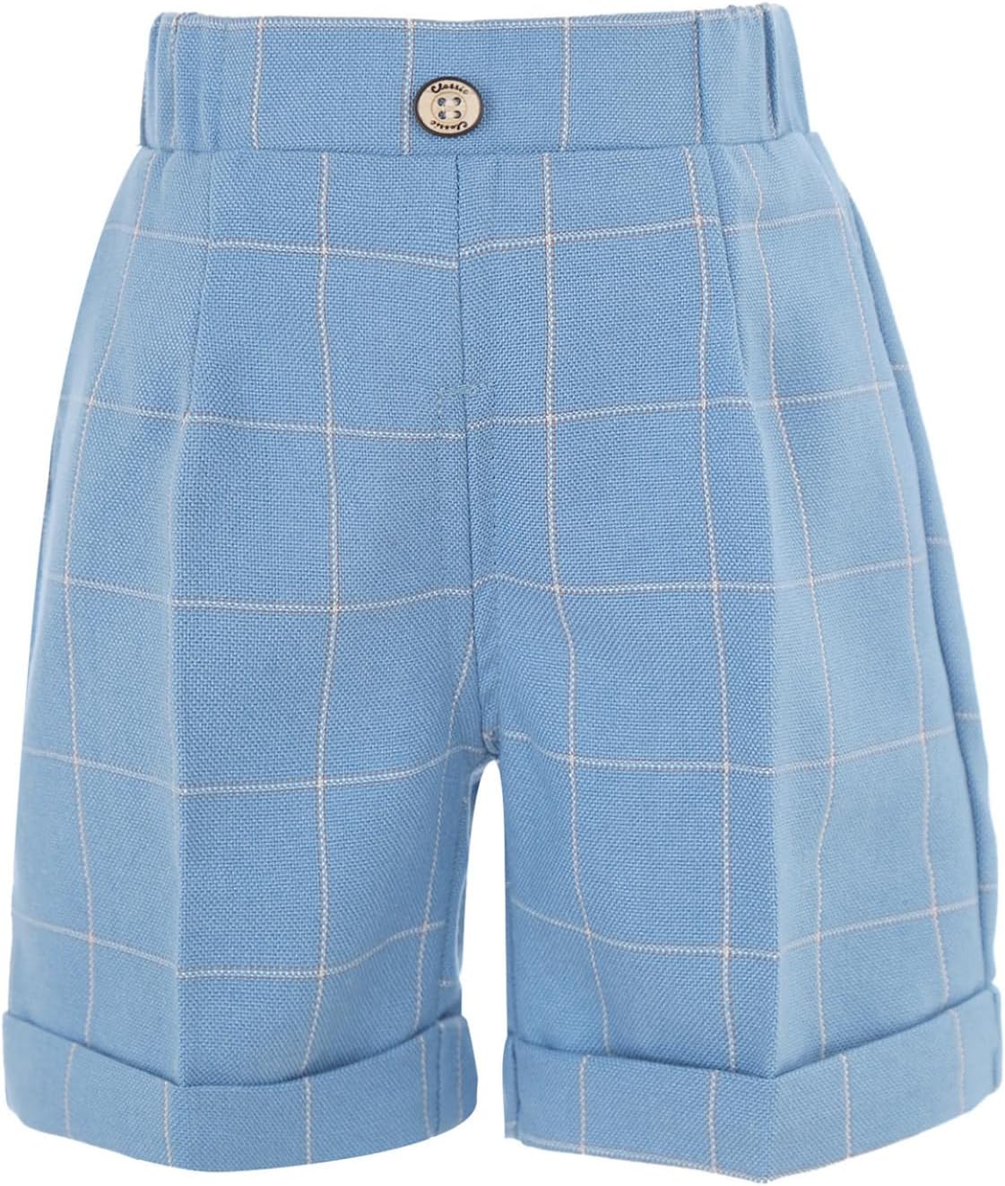 Kids Boys' Chino Shorts School Uniform Pull on Suit Pants