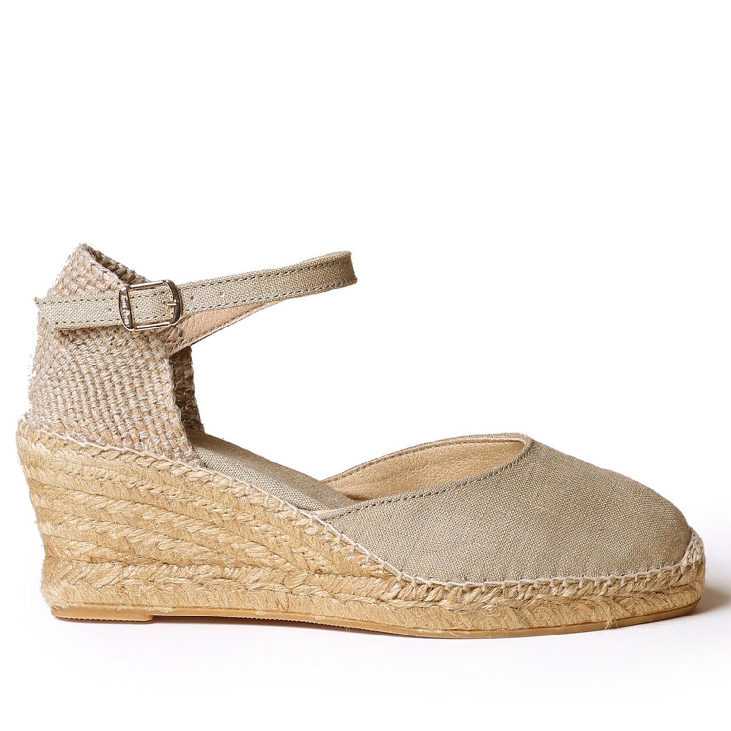 Toni Pons CALDES - Espadrillas con Zeppa da Donna Vegan realizzate in Lino.