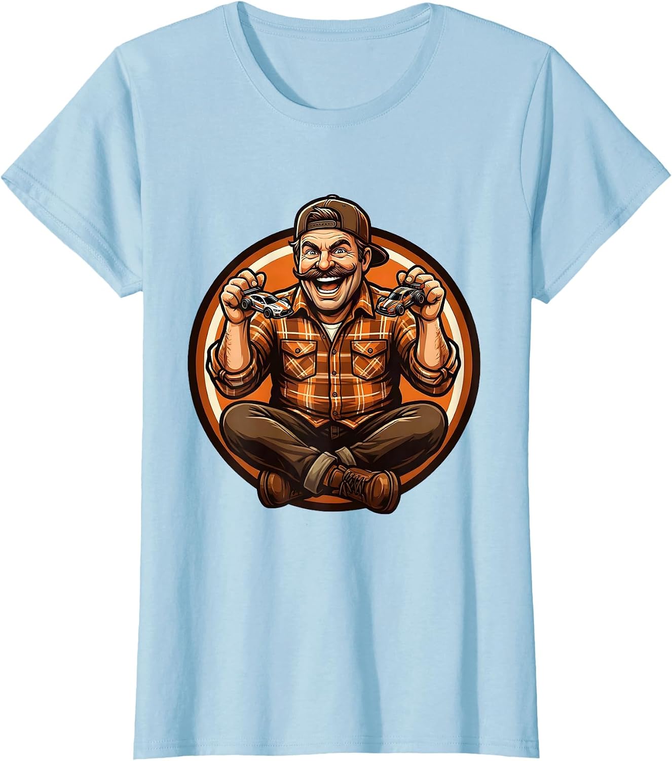 Women's Uncle Grown-Up Toy Race Car Collector Funny Gift T-Shirt