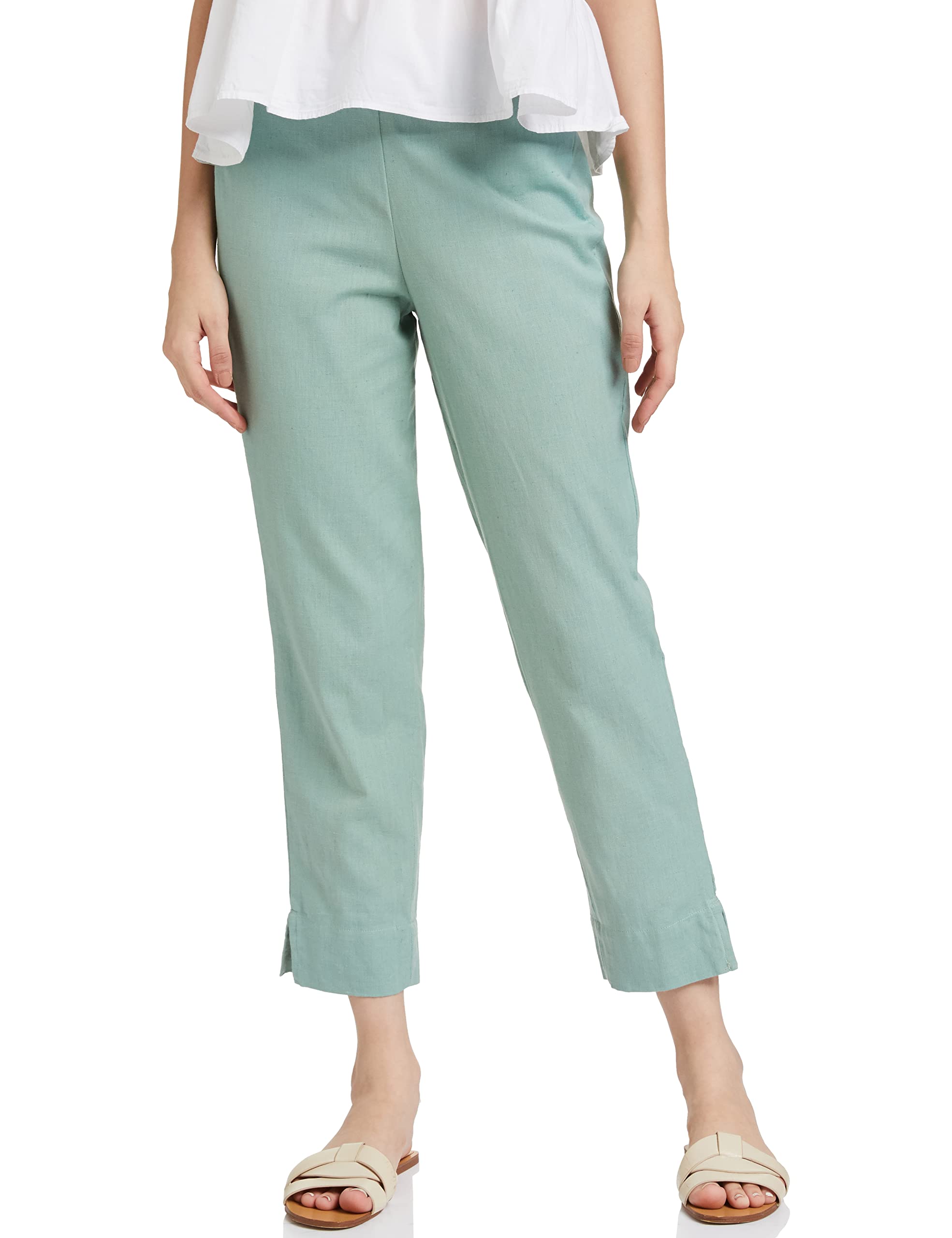 Women's Cotton Rich Slim Pants (Available in Plus Sizes)