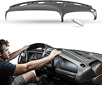 Vista 12 de DASHSKIN Tapa moldeada para salpicadero compatible con Dodge Ram 1500 1998 1999 2000 2001 (98-02 Ram 2500 y 3500) en gris niebla, fabricada