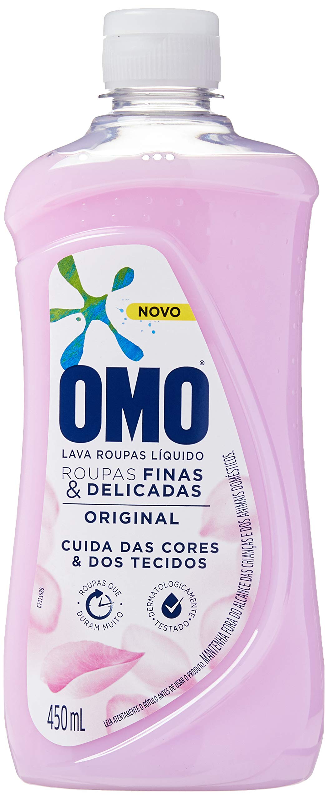 Lava-Roupas Líquido Roupas Finas E Delicadas Original Omo Frasco 450Ml Omo 450 Ml
