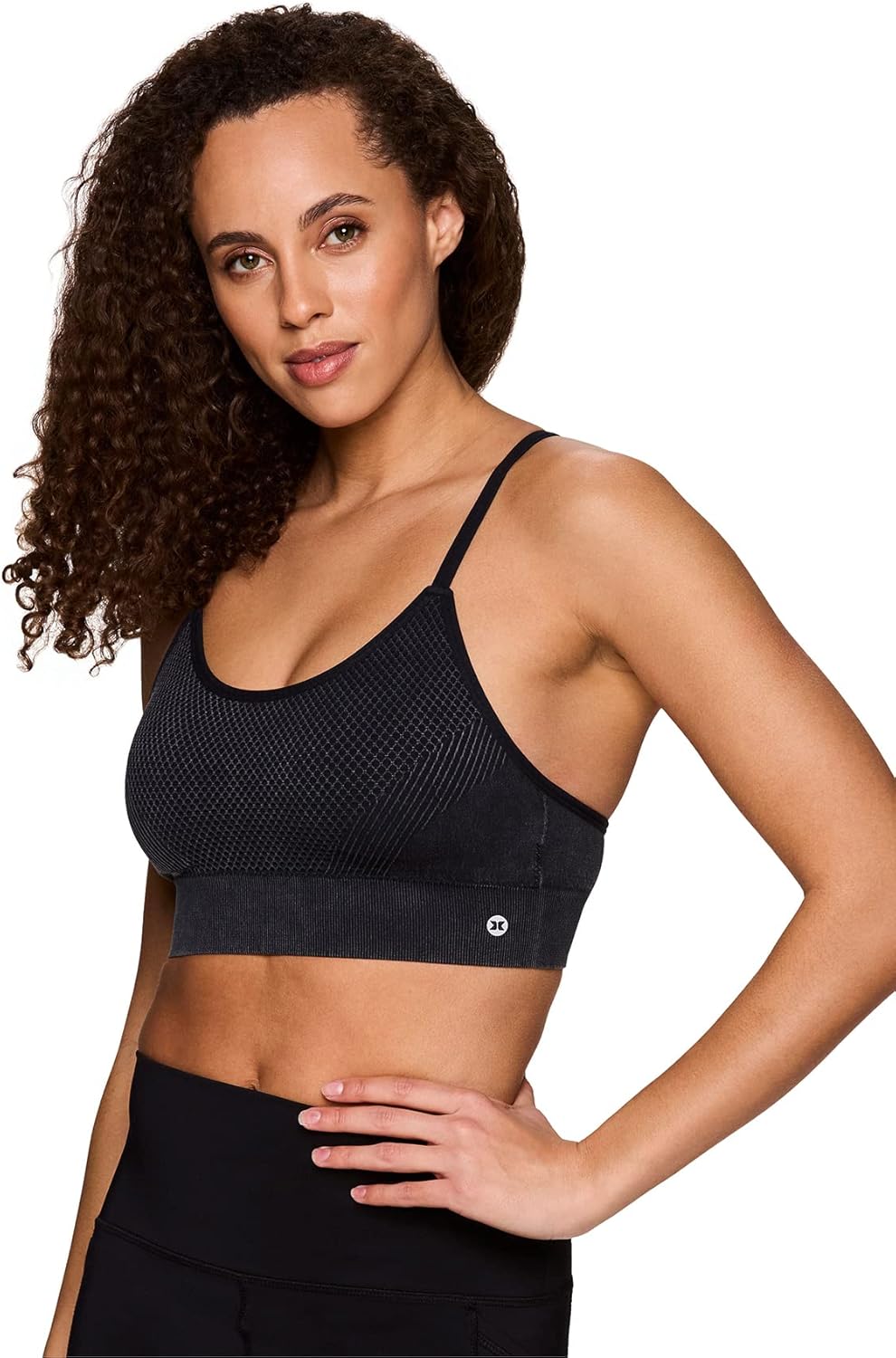 RBX Active Women's Fashion Strappy Seamless Low Impact Workout Sports Bra - Image 5