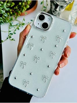Go Accessory Iphone 14 Plus - 15 Plus Compatible Mini Bow Design Toy Silicone Case - Minifion
