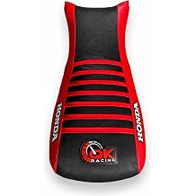 Seat Cover - Compatible Fit for 1993-2006 TRX 300 EX Sportrax 300 TRX300EX 2x4, Durable Material | Multi-Grip Design for Improved Traction Red Ribs S17