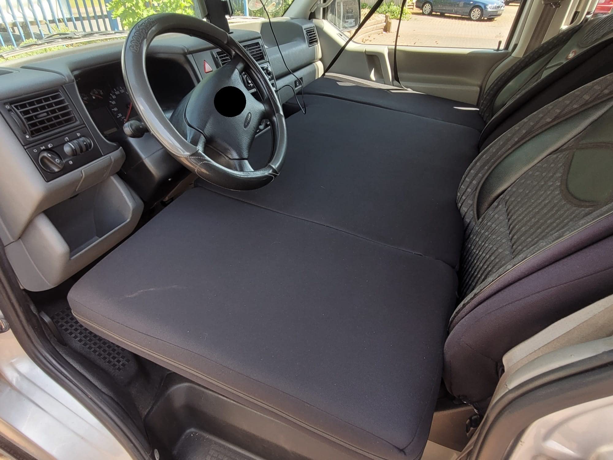 BREMER SITZBEZÜGE Camper-Bett Kinderbett Fahrerhausbett kompatibel mit VW T4 ab 1996-2003 Wohnmobil zubehör Wohnmobilbett Camping Camper Zubehör