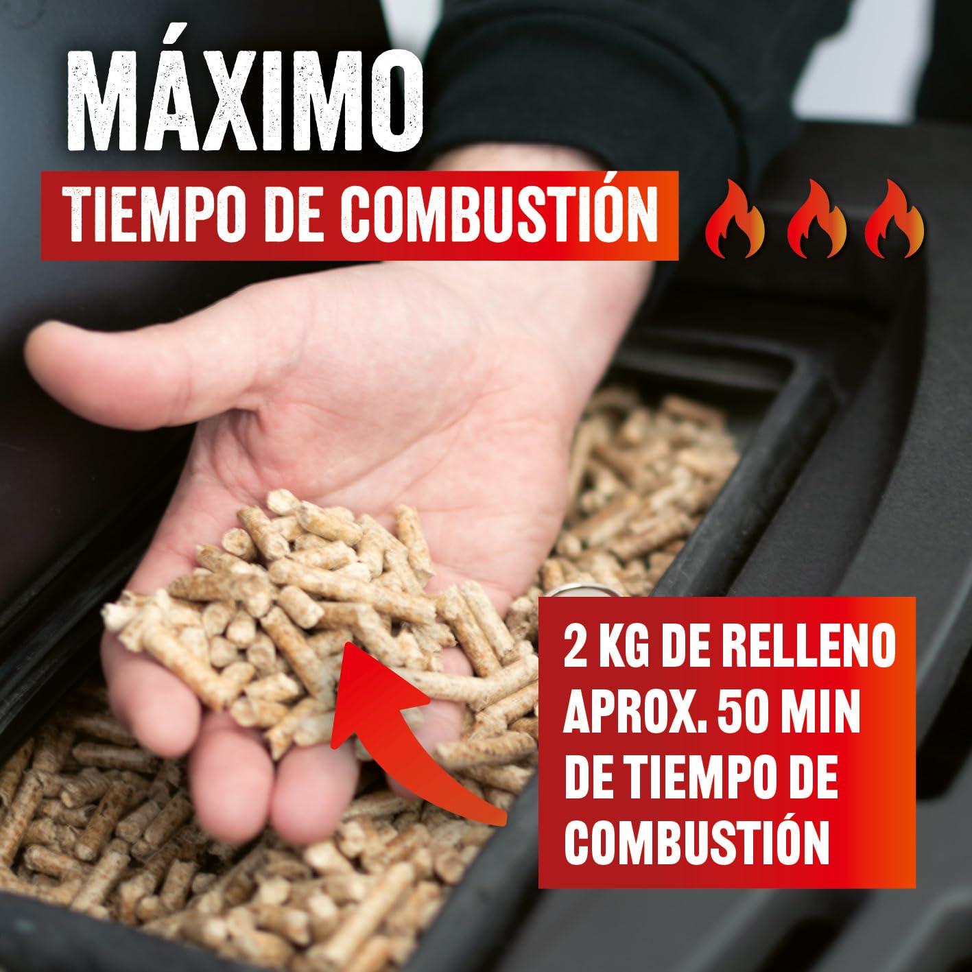 LANDMANN Pellets para barbacoa de roble de 10 kg, para el toque especialmente ahumado, adecuado para ahumadores, barbacoas de pellets y de carbón vegetal y hornos de pizza, bajo consumo, ideal también