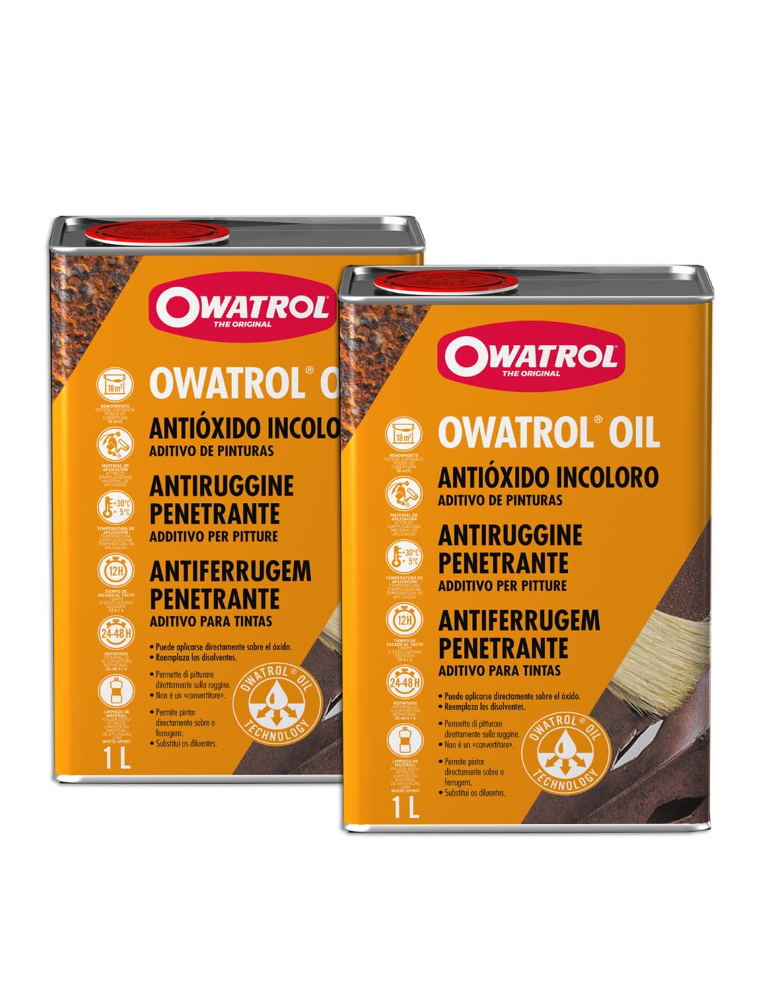OWATROL Confezione da 2 pz Oil Inibitore Di Ossido 1 Lt