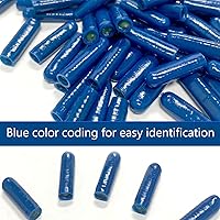 Vista 3 de Tipo B Conectores de alambre llenos de gel, Alarma Teléfono Silicona Alambre Crimpado Frijol Empalme para aplicación de bajo voltaje (100 PCS)