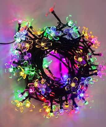 Amazon.com: Keretuby Pastel Flower String Lights Indoor Decorations ...