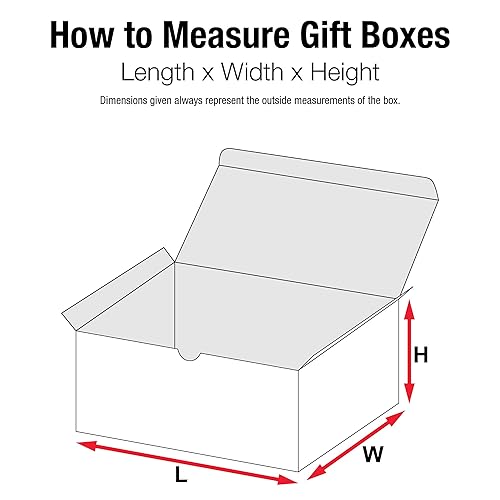 Miniatura 2 de Aviditi Cajas de regalo, 3 x 3 x 2 pulgadas, color blanco (paquete de 100) cajas de fácil montaje, buenas para vacaciones, cumpleaños y ocasiones