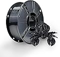 iBOSS PETG Filament 1.75mm, Hard Durable 3D Printer Consumables, 1kg (2.2lbs) Spool, Dimensional Accuracy +/- 0.03mm, Fit Most FDM Printers, PETG Black
