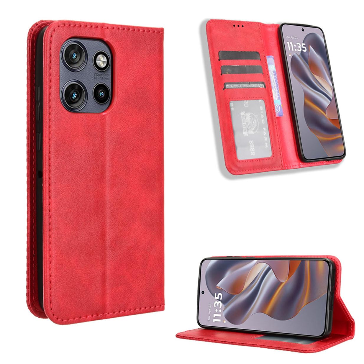 JIAFEI Cover per Xiaomi Redmi A1/Xiaomi Redmi A2 Custodia Protettiva in TPU Morbida Ultrasottile Antiurto ad Angoli Protezione per Fotocamera Schermo Gradienti Trasparenti Rosa/Viola