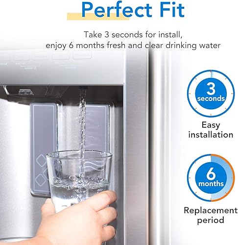 Miniatura 7 de Aqua Fresh LG LT800P - Filtro de agua de repuesto para refrigerador LG LT800P, ADQ73613401, ADQ73613402, ADQ73613408, ADQ75795104, LSXS26326S,