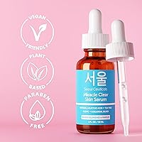 Vista 7 de SeoulCeuticals Suero coreano para el acné, tratamiento para el cuidado de la piel para pieles propensas al acné, ácido salicílico de acción rápida