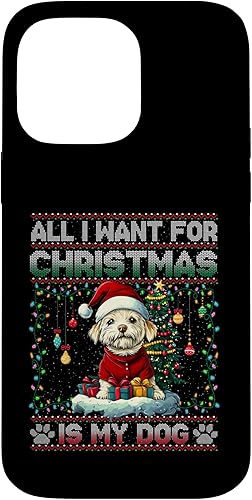 Miniatura 20 de Maltese Christmas Tree Lights Decorations Dog Lover Xmas Case for iPhone 11
