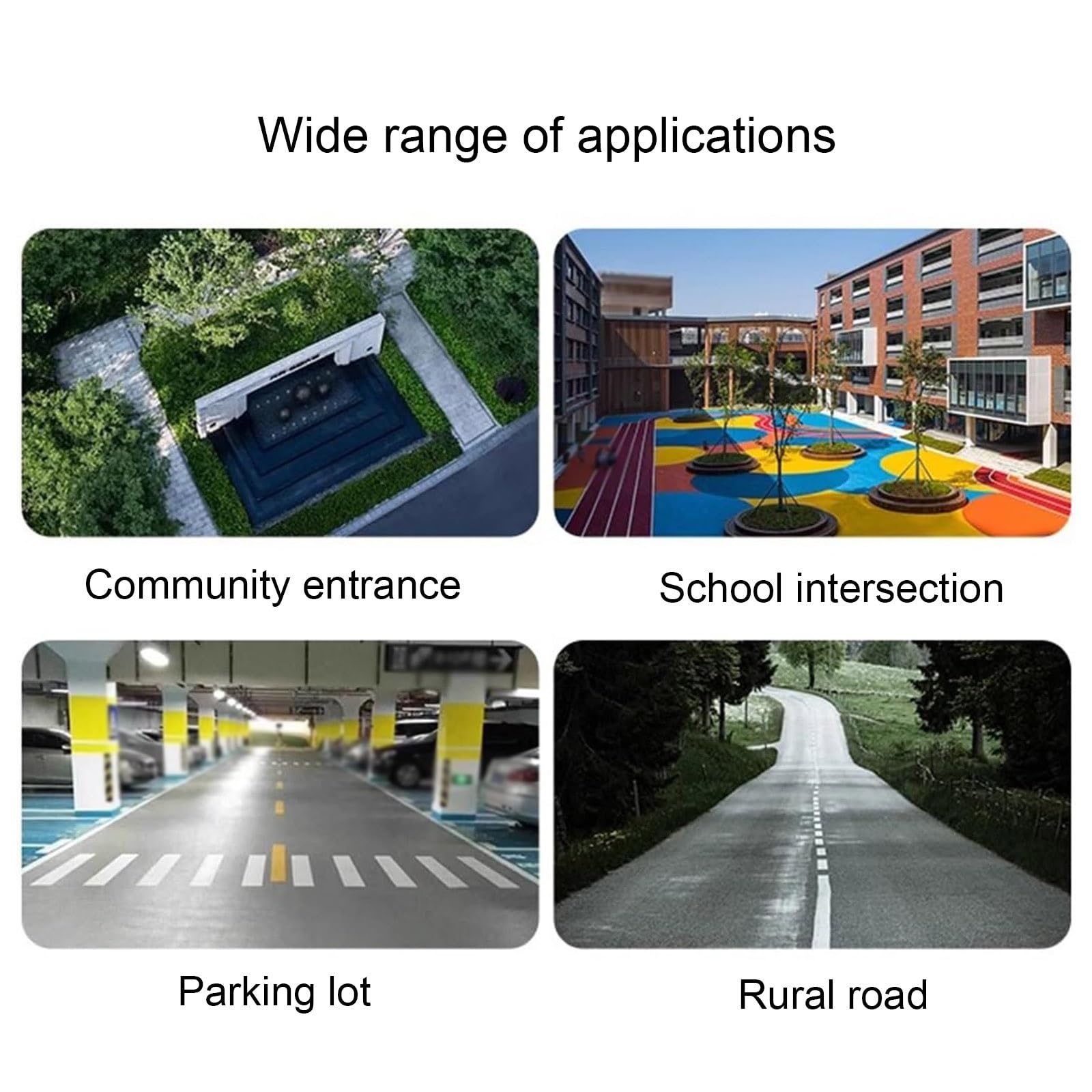 Rampe de vitesse avec feuille réfléchissante, rampe de route portable avec poignées et sac fourre-tout, idéale pour une utilisation dans l'allée et l'entrée communautaire