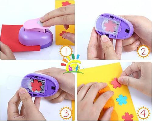 Miniatura 6 de CADY Crafts Punch - Perforadora (1.0 in), diseño de flores