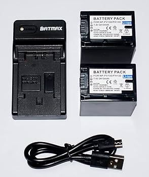 Amazon | USB充電器 + NP-FH100 / NP-FV100 / NP-FV100A 互換