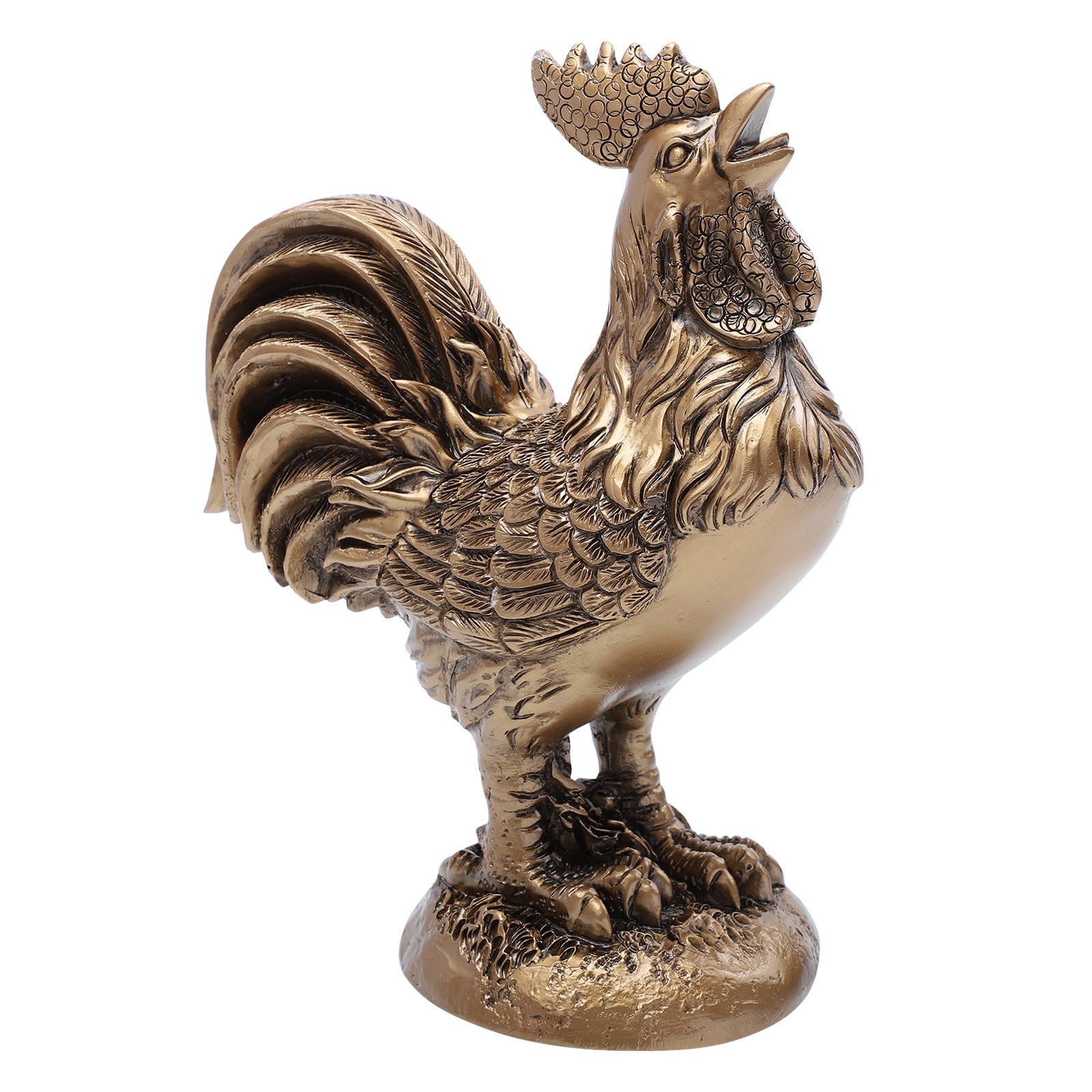 Coq de jardin décoratif en résine stable pour vos fêtes en plein air
