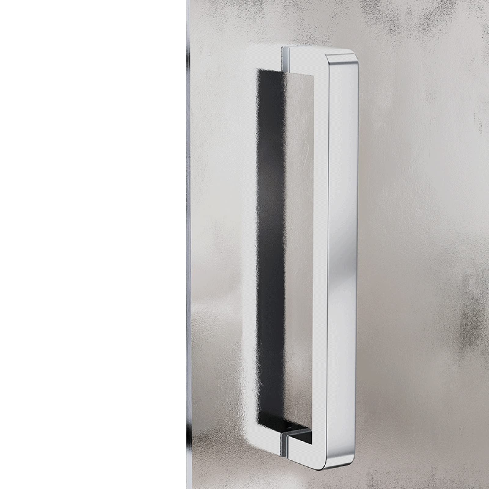 Poignées de porte extra longues acier inox avec accessoires