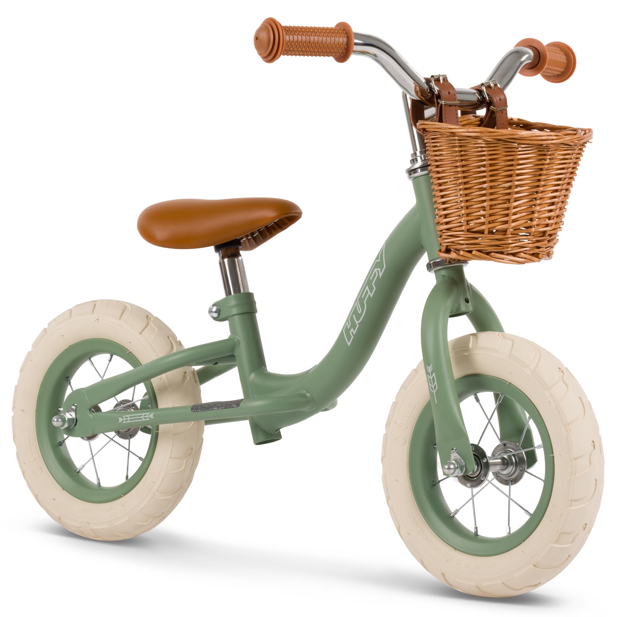 Huffy Vélo d'équilibre Vintage 10", Vert, S