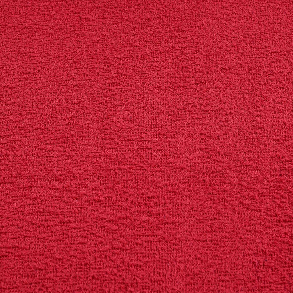 12-teiliges Handtuch-Set FROGN Rot aus 100% Baumwolle 360 g/m² mit Waschlappen, Gästehandtuch, Duschtuch für Badezimmer, Spa, Sport und Wellness, saugstark, weich, schnelltrocknend
