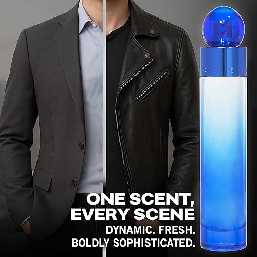 Miniatura 4 de Perry Ellis 360 Very Blue 4 Pieces Gift Set for Men, (3.4 Ounce Eau de Toilette Spray + 6.8 Ounce Body Spray + 3.0 Ounce Shower Gel + 0.25 Ounce Eau